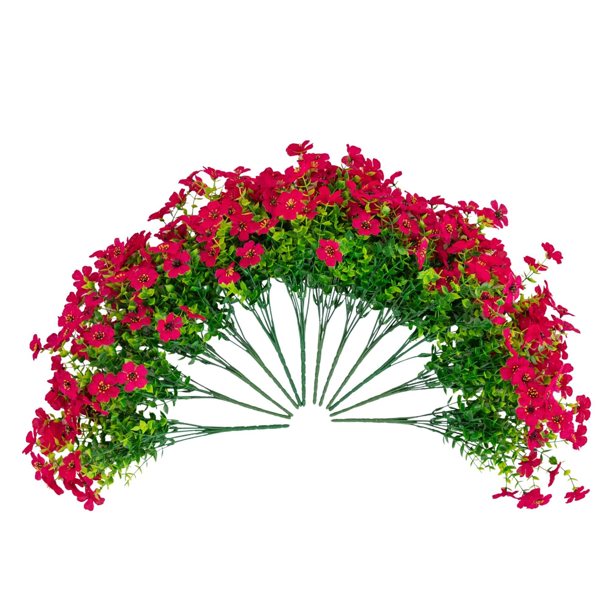 13" UV Resistant Artificial Daisy Bushes